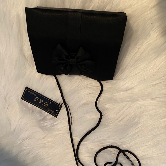 Y and S Original Satin Evening Mini Bag Clutch - Picture 8 of 12